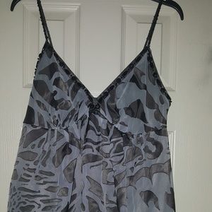 Nicole Black and Grey Tunic